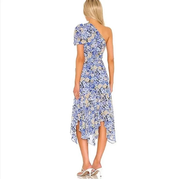 ASTR The Label  Santorini Floral One Shoulder dress - Picture 5 of 12